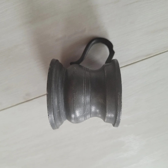 Harry Mason Ltd Birmingham Pewter Mug 1/6 Gill English Tankard Measure Stamped - Picture 5 of 6
